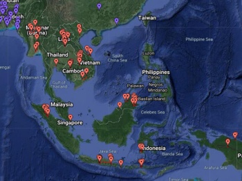 Southeast Asia map