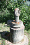 Elaborately Decorated Shiva Lingam