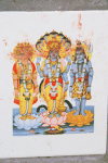 Picture Trimurti Divine Hindu