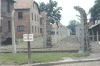 Electrified fence around Auschwitz